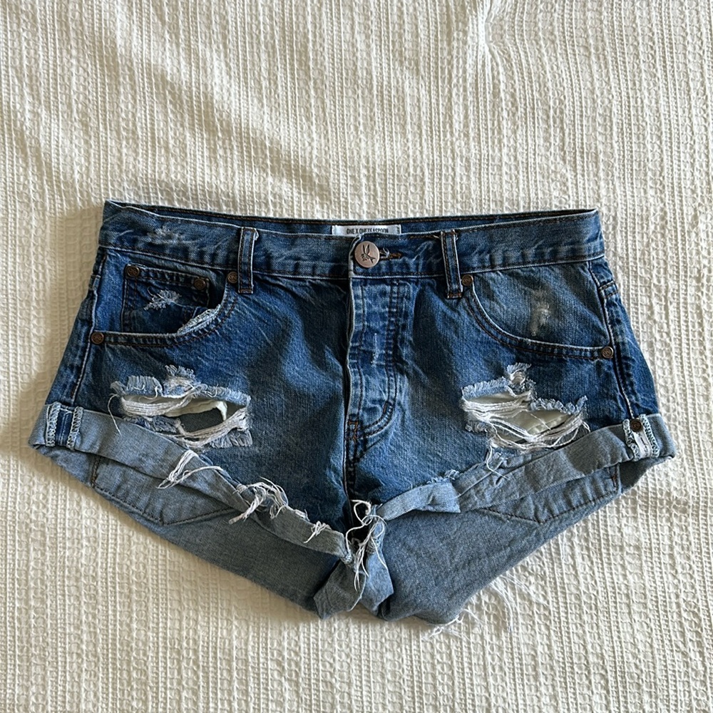 OneTeaspoon Bandits Denim Shorts